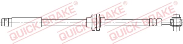 QUICK BRAKE Brzdová hadica 50.207X 1
