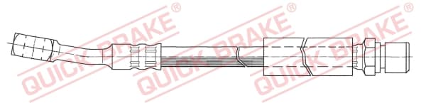 QUICK BRAKE Brzdová hadica 50.308 1