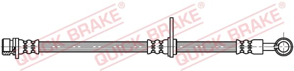 QUICK BRAKE Brzdová hadica 50.714 1