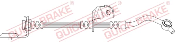 QUICK BRAKE Brzdová hadica 50.719 1