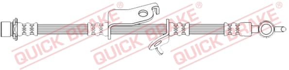 QUICK BRAKE Brzdová hadica 50.727 1