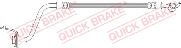QUICK BRAKE Brzdová hadica 50.738 1