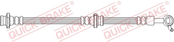 QUICK BRAKE Brzdová hadica 50.747 1