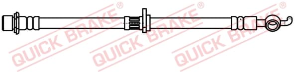 QUICK BRAKE Brzdová hadica 50.751 1