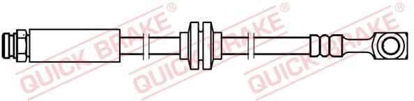 QUICK BRAKE Brzdová hadica 50.756X 1