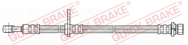 QUICK BRAKE Brzdová hadica 50.802 1