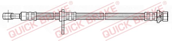 QUICK BRAKE Brzdová hadica 50.803 1