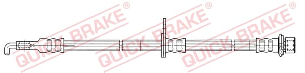 QUICK BRAKE Brzdová hadica 50.828 1
