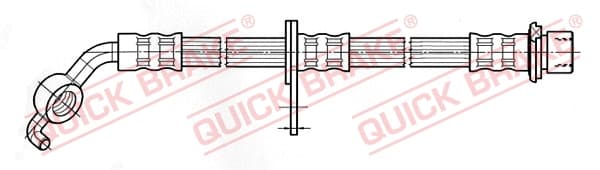 QUICK BRAKE Brzdová hadica 50.831 1