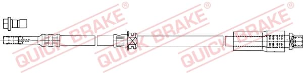 QUICK BRAKE Brzdová hadica 50.835X 1