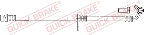 QUICK BRAKE Brzdová hadica 50.843X 1