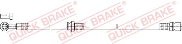 QUICK BRAKE Brzdová hadica 50.851X 1