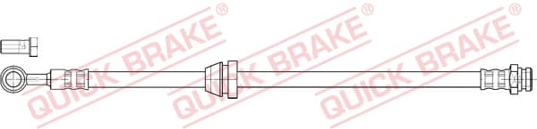 QUICK BRAKE Brzdová hadica 50.854X 1