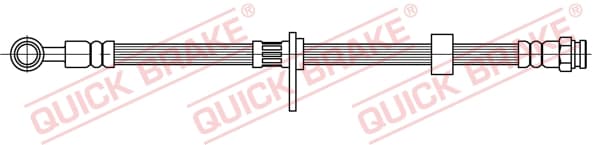 QUICK BRAKE Brzdová hadica 50.874 1