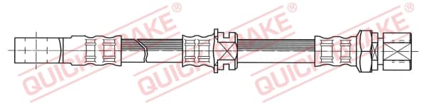 QUICK BRAKE Brzdová hadica 50.909 1