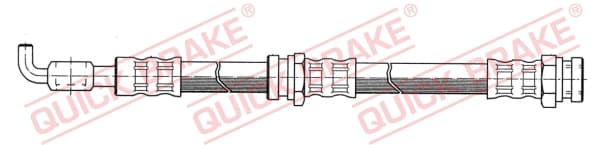 QUICK BRAKE Brzdová hadica 50.970 1