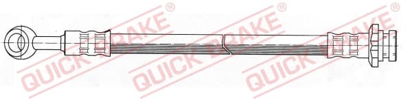 QUICK BRAKE Brzdová hadica 50.981 1