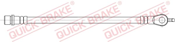 QUICK BRAKE Brzdová hadica 58.004 1