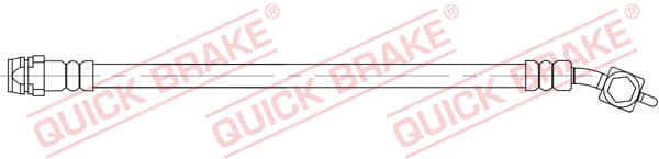 QUICK BRAKE Brzdová hadica 58.006X 1