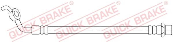 QUICK BRAKE Brzdová hadica 58.007 1