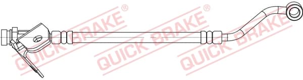 QUICK BRAKE Brzdová hadica 58.015X 1