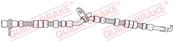 QUICK BRAKE Brzdová hadica 58.802 1