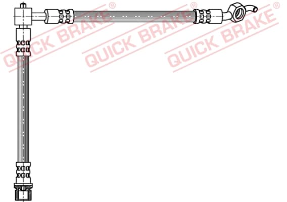 QUICK BRAKE Brzdová hadica 58.814 1