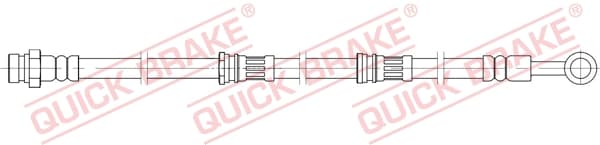 QUICK BRAKE Brzdová hadica 58.828 1