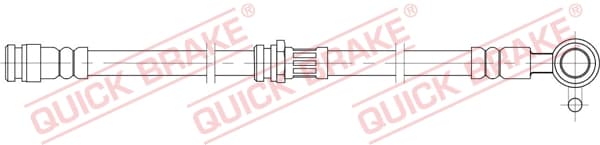 QUICK BRAKE Brzdová hadica 58.847 1