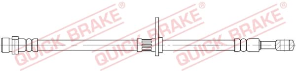 QUICK BRAKE Brzdová hadica 58.851 1