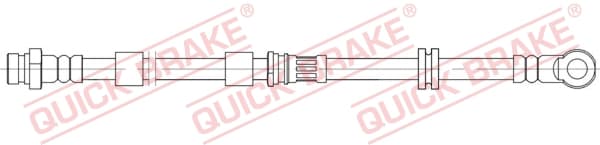 QUICK BRAKE Brzdová hadica 58.857 1
