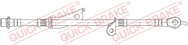 QUICK BRAKE Brzdová hadica 58.861 1