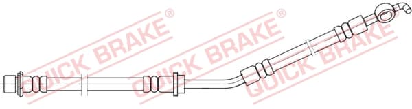 QUICK BRAKE Brzdová hadica 58.866 1