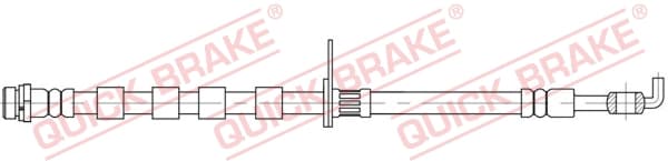 QUICK BRAKE Brzdová hadica 58.867 1