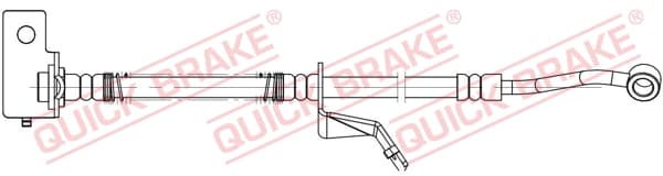 QUICK BRAKE Brzdová hadica 58.877X 1