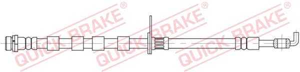 QUICK BRAKE Brzdová hadica 58.878 1