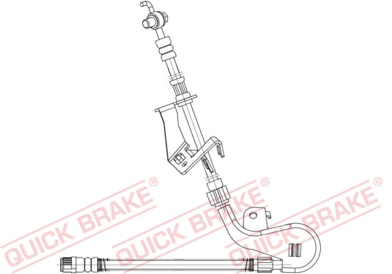 QUICK BRAKE Brzdová hadica 58.887X 1