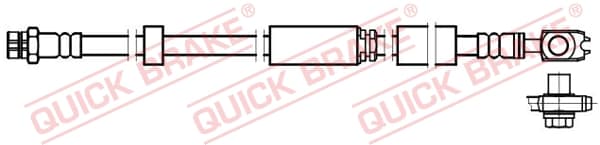 QUICK BRAKE Brzdová hadica 58.892X 1