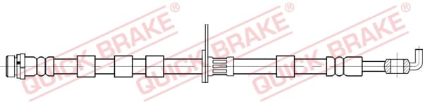 QUICK BRAKE Brzdová hadica 58.895 1