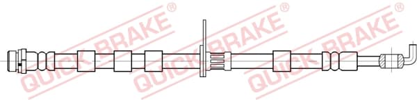 QUICK BRAKE Brzdová hadica 58.896 1