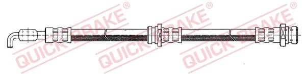 QUICK BRAKE Brzdová hadica 58.912 1