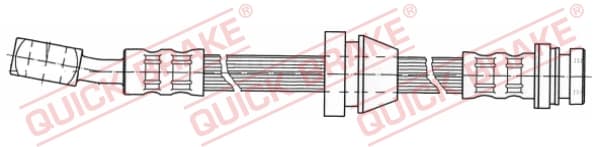 QUICK BRAKE Brzdová hadica 58.919 1