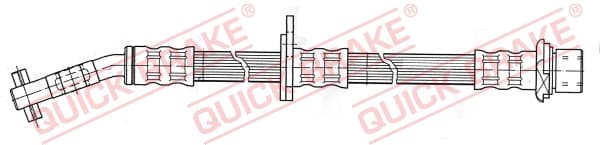 QUICK BRAKE Brzdová hadica 58.934 1