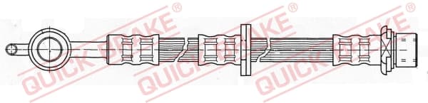 QUICK BRAKE Brzdová hadica 58.966 1