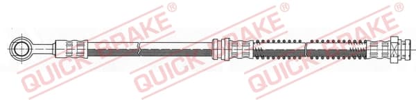 QUICK BRAKE Brzdová hadica 58.972 1