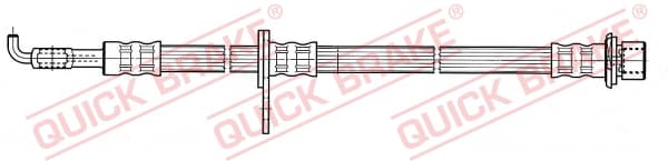 QUICK BRAKE Brzdová hadica 59.961 1