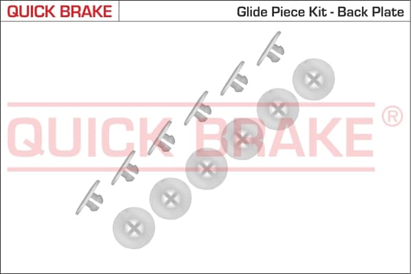 QUICK BRAKE Sada prísluženstva brzdovej čeľuste 6858K 1