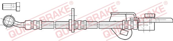 QUICK BRAKE Brzdová hadica 80.902X 1