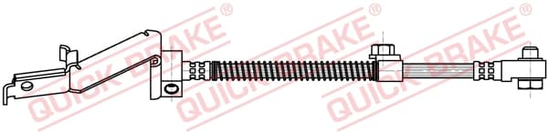 QUICK BRAKE Brzdová hadica 86.902X 1