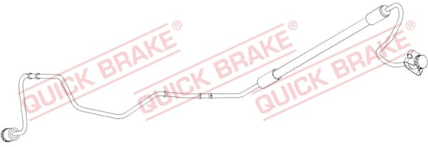QUICK BRAKE Brzdová hadica 96.013 1